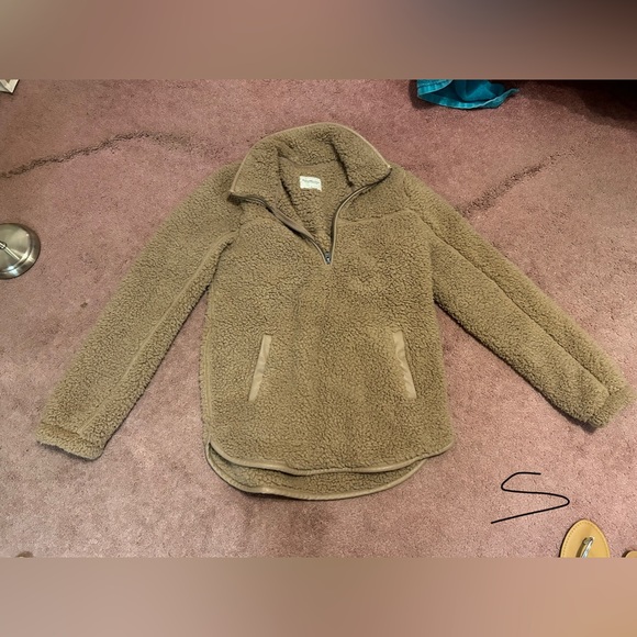 Abercrombie sherpa quarter zip - Picture 1 of 1